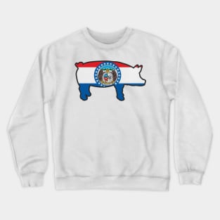 Missouri BBQ Pig MO Pride Crewneck Sweatshirt